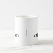 Humoraler Yoga Kaffeetasse (Mittel)
