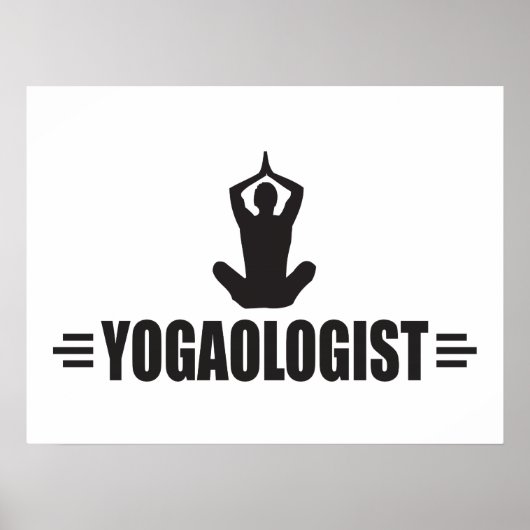 Humoraler Yoga Poster (Vorne)