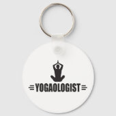 Humoraler Yoga Schlüsselanhänger (Vorderseite)
