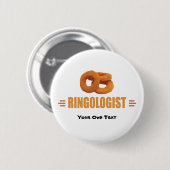 Humoraler Zwiebelring Titel Button (Vorne & Hinten)