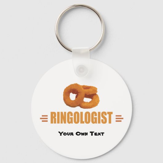 Humoraler Zwiebelring Titel Schlüsselanhänger (Vorderseite)