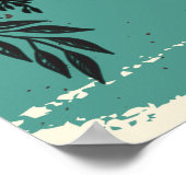 Humorales Bad Etiquette Zeichen Poster (Ecke)