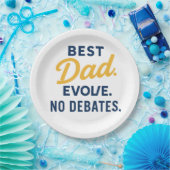 Humorales "BEST VATER EVER" Party Plate Pappteller (Party)