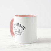 Humorales Dekoupage Zitat Custom PG01 Funny Craft Tasse (Vorderseite Links)