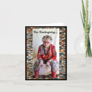 Humorales Erntedank Dinner Karte