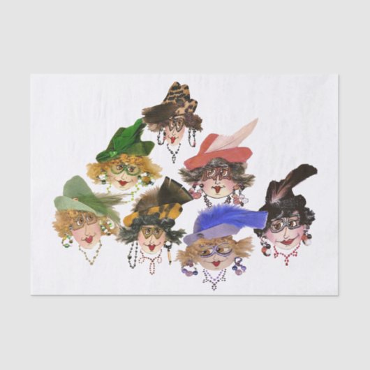 Humorales Frauenfachpapier Seidenpapier (Vorderseite)