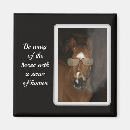 Humorales Horse Foal Smoking Cigar Magnet