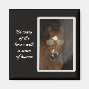 Humorales Horse Foal Smoking Cigar Magnet