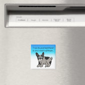 Humorales Hundeteam-Sprichwort Magnet (In Situ (Geschirrspüler))