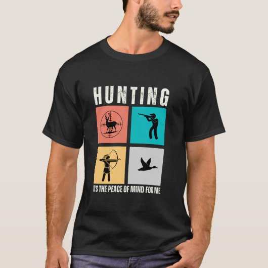 Humorales Jäger-Sprichwort jagen vor der Jagd T-Shirt (Vorderseite)