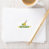 Humorales Knittern Adressaufkleber (Insitu)