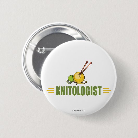 Humorales Knittern Button (Vorne & Hinten)