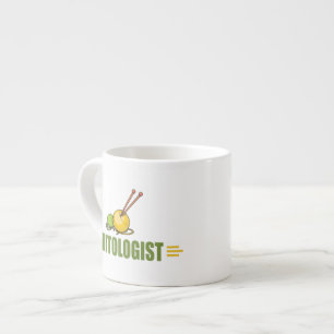 Humorales Knittern Espressotasse