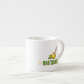 Humorales Knittern Espressotasse (Vorderseite Rechts)