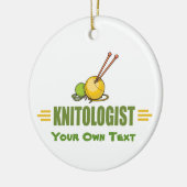 Humorales Knittern Keramikornament (Links)