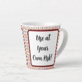 Humorales Knittern Milchtasse (Rechte Ecke)