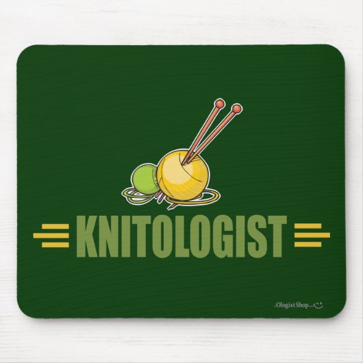 Humorales Knittern Mousepad (Vorne)