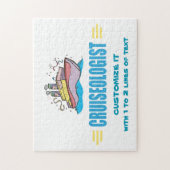 Humorales Kreuzfahrtschiff Puzzle (Vertikal)