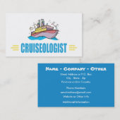 Humorales Kreuzfahrtschiff Visitenkarte (Vorne/Hinten)