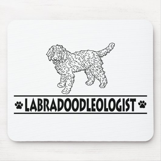 Humorales Labradoodal Mousepad (Vorne)