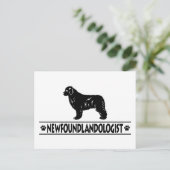 Humorales Neufundland Postkarte (Stehend Vorderseite)