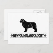 Humorales Neufundland Postkarte (Vorne/Hinten)