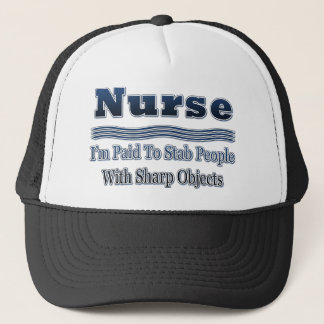 Humorales Nurse-Sprichwort Truckerkappe