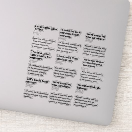 Humorales Office Email Definitions Sticker Pack (Detail)