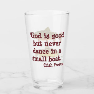 Humorales Pint Glass für den Fischfang Glas