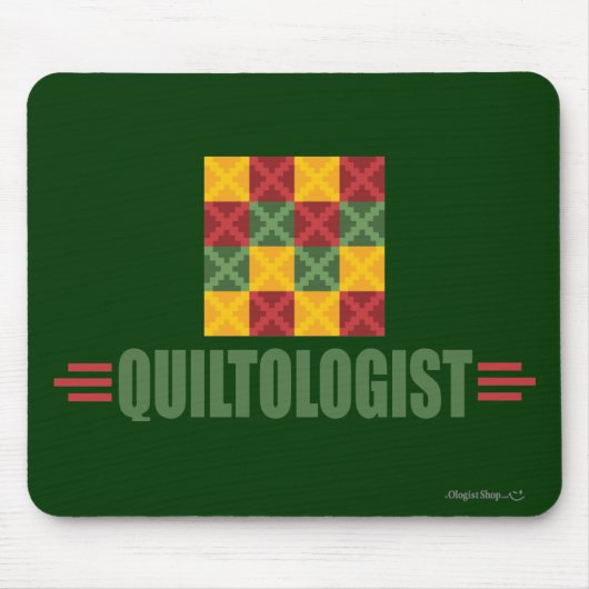 Humorales Quiltieren Mousepad (Vorne)