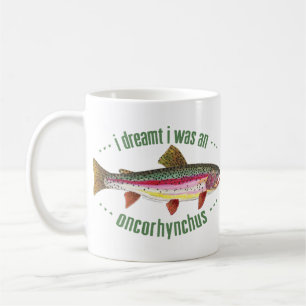 Humorales Regenbogenforelle-Design Kaffeetasse