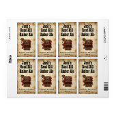 Humorales Road-Kill-Zuhause-Brew-Bierlabel (Vorne)