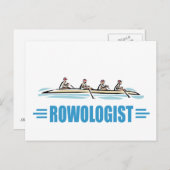 Humorales Rudern Postkarte (Vorne/Hinten)