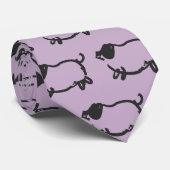 Humorales Schweinejahr Geburtstag wählen Krawatte  (Gerollt)