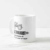 Humorales Traktorrennen Kaffeetasse (Vorderseite Links)