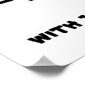 Humorales Traktorrennen Poster (Ecke)