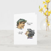 Humorales Typ-Angeln und Gal-Gartenbau Karte (Gelbe Blume)