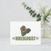 Humorales Wandern Postkarte (Stehend Vorderseite)