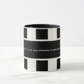 Humorales Zitat des Vaters Stripter Schiedsrichter Tasse (Zentrum)