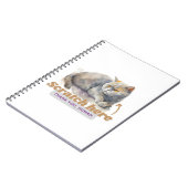 Humorales Zitatgeschenk für Katzenliebhaber Notizblock (Linke Seite)