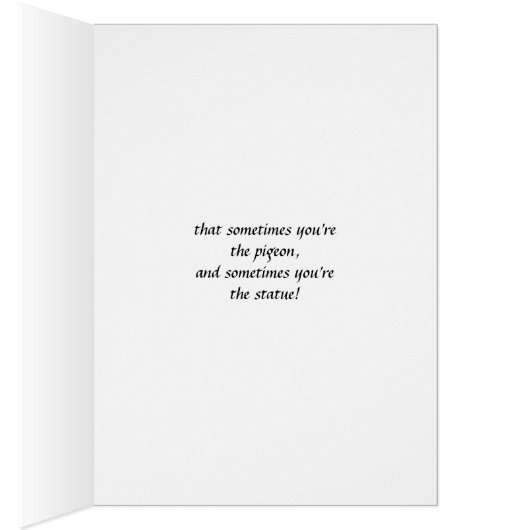 Humore Accepting Lady Card (Innen (Rechts))