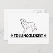 Humore Duck Tolling Retriever Postkarte (Vorne/Hinten)