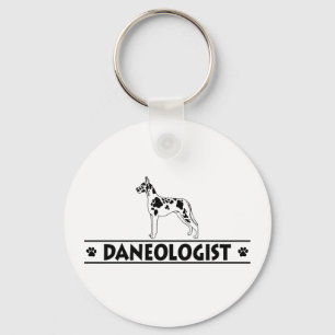 Humore Harleqhin Great Dane Schlüsselanhänger
