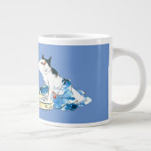 Humore japanische Katzenbäder II Jumbo-Tasse (Rechts)