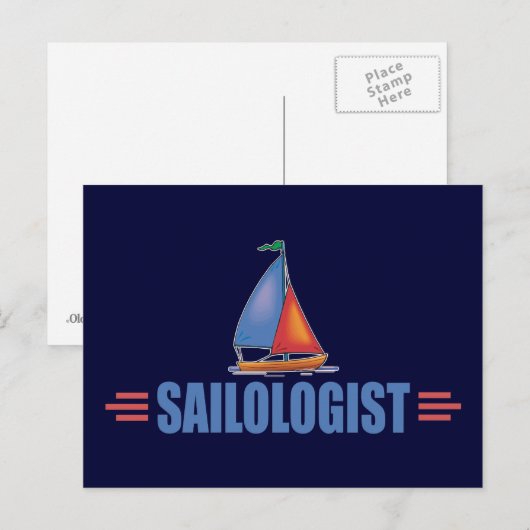 Humore Sailing Postkarte (Vorne/Hinten)