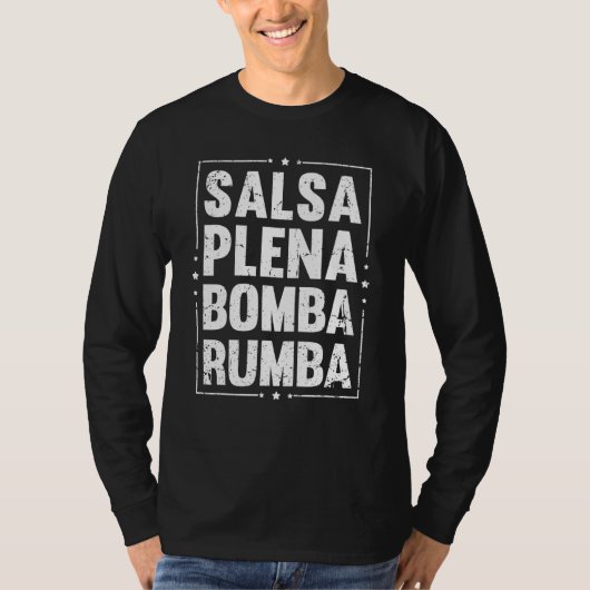 Humore Tancing Danseuse Merengue Bachata Cumbia T-Shirt (Vorderseite)