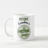 Humorer, aber erster Phantastischer Sauce-Individu Kaffeetasse (Links)