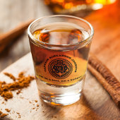 Humorer Anchor verflochten mit dem Captain von Rop Schnapsglas