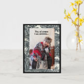 Humorer Beweis Ich bin athletisch Karte (Gelbe Blume)