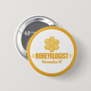Humorer Bienenfick HONEYOLOGIST-Bienenhonig Button